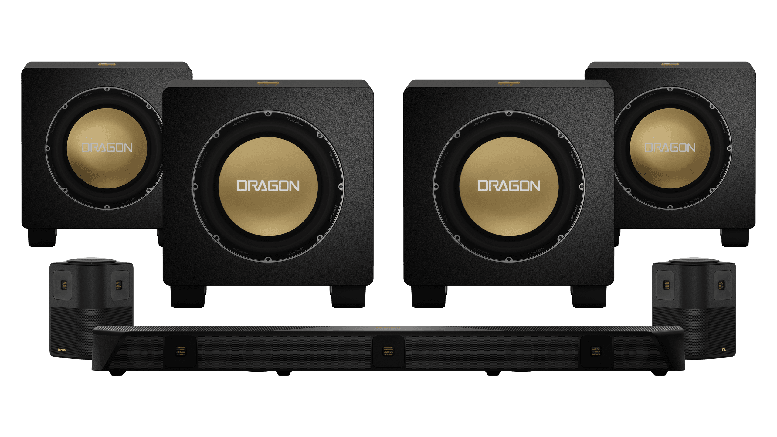 DRAGON with Quad 12" Subwoofers